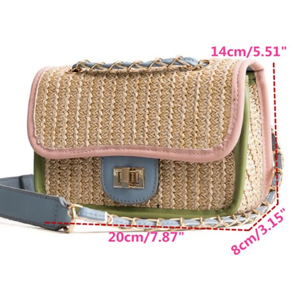 straw bag last one - Picture 4 of 8